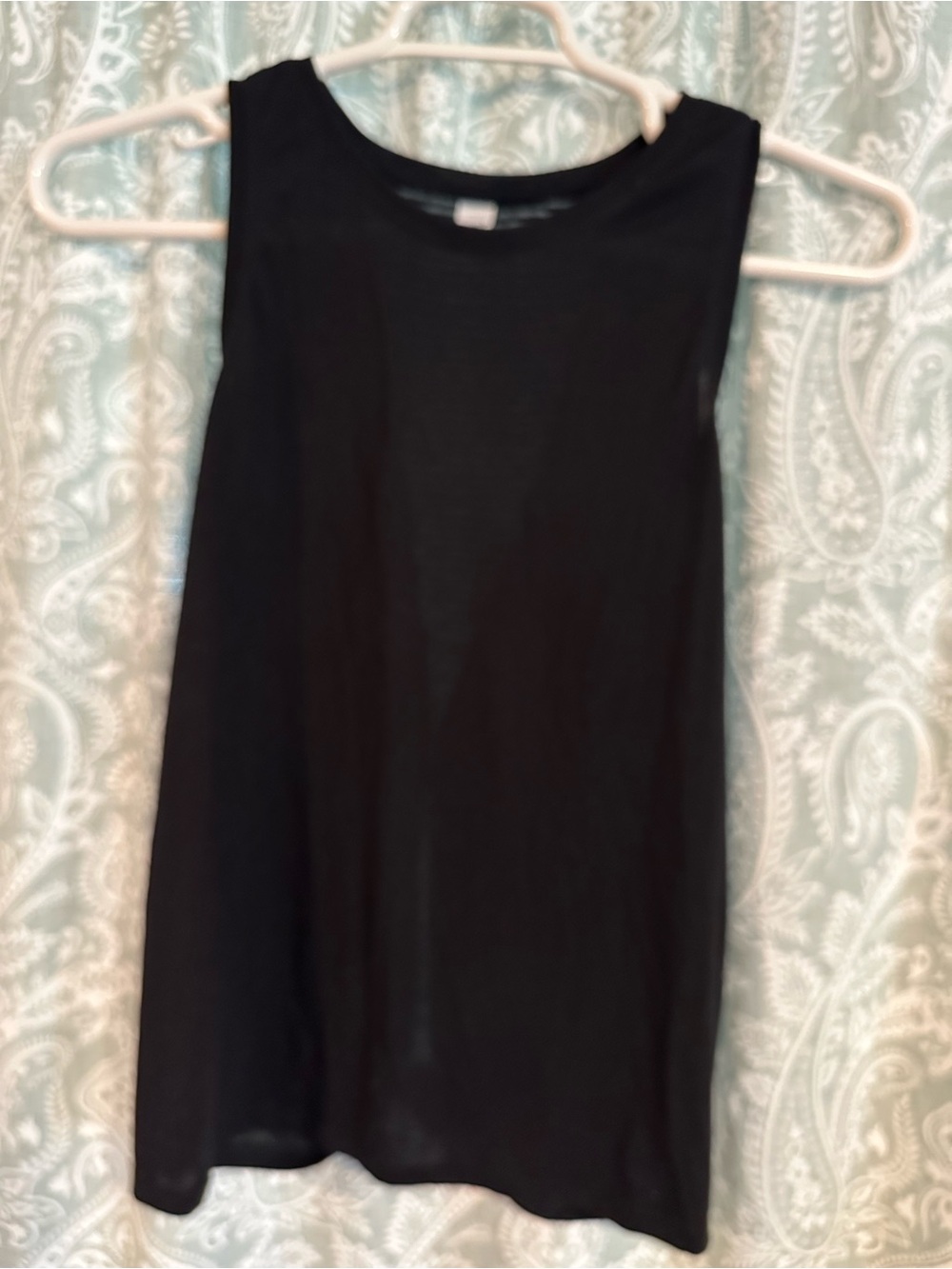 Old Navy Active Black Tank with back tie
